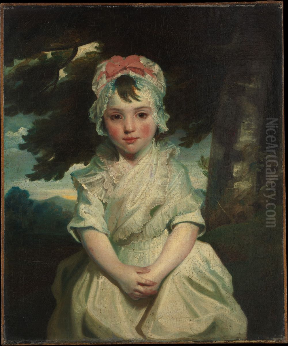 Georgiana Augusta Frederica Elliott (1782-1813), Later Lady Charles Bentinck Oil Painting by Of Sir Joshua Reynolds