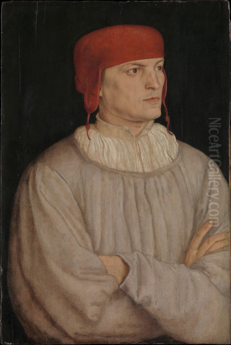 Chancellor Leonhard von Eck (1480-1550) Oil Painting by Barthel Beham