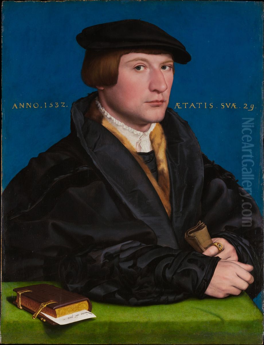 Hermann von Wedigh III (died 1560) Oil Painting by Hans Holbein the Younger