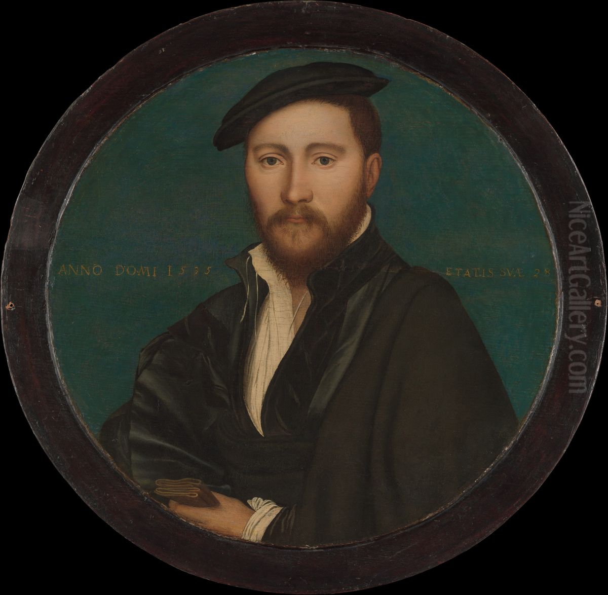 Portrait of a Man (Sir Ralph Sadler?) Oil Painting by Hans Holbein the Younger