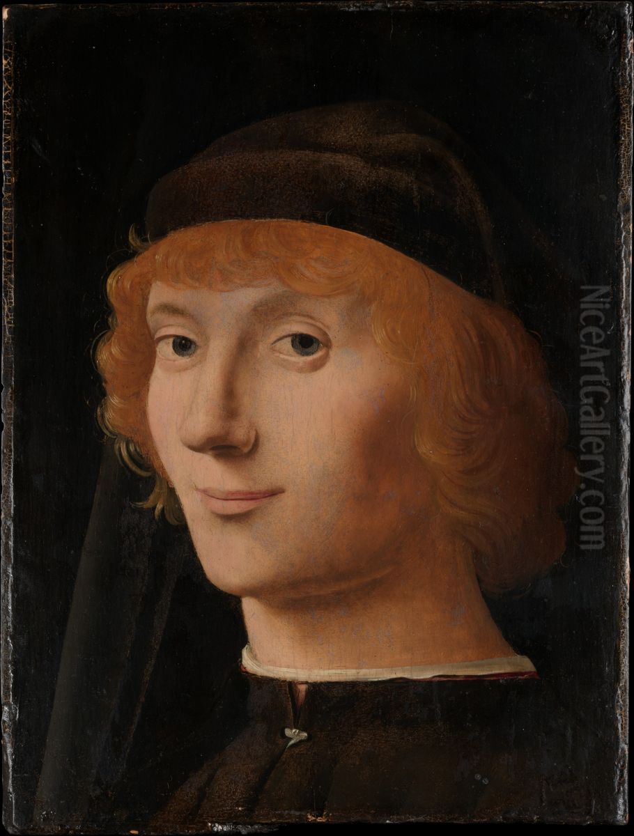 Portrait of a Young Man Oil Painting by Antonello da Messina
