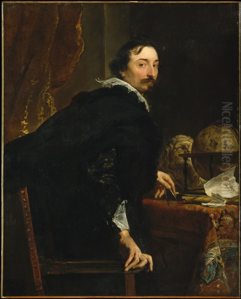 Lucas van Uffel (died 1637) Oil Painting by Sir Anthony Van Dyck