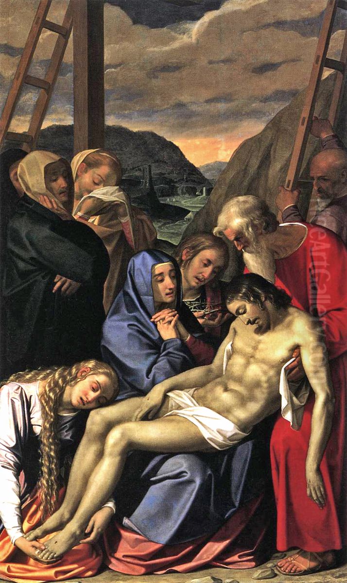 The Lamentation Oil Painting by Scipione Pulzone