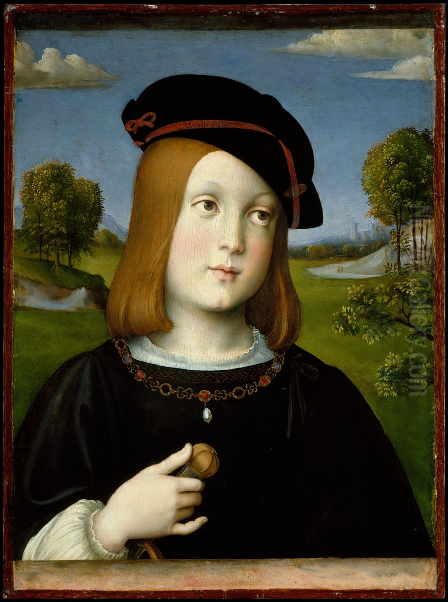 Federigo Gonzaga (1500-1540) Oil Painting by Francesco Francia