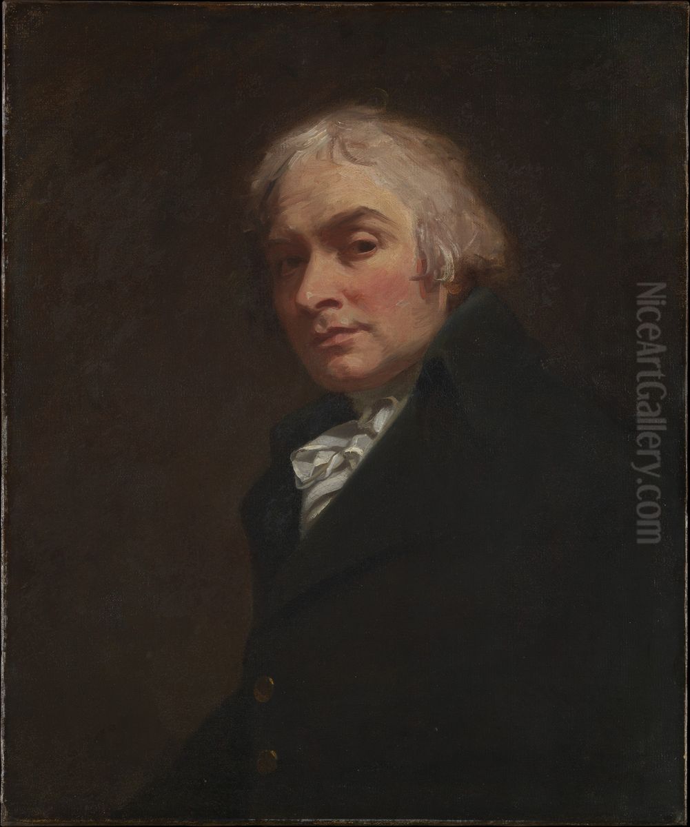 Self-Portrait Oil Painting by George Romney