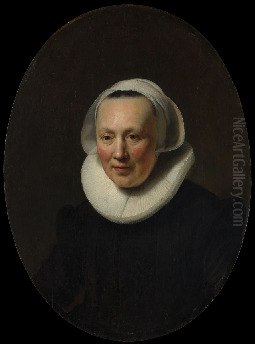 Portrait of a Woman Oil Painting by Rembrandt