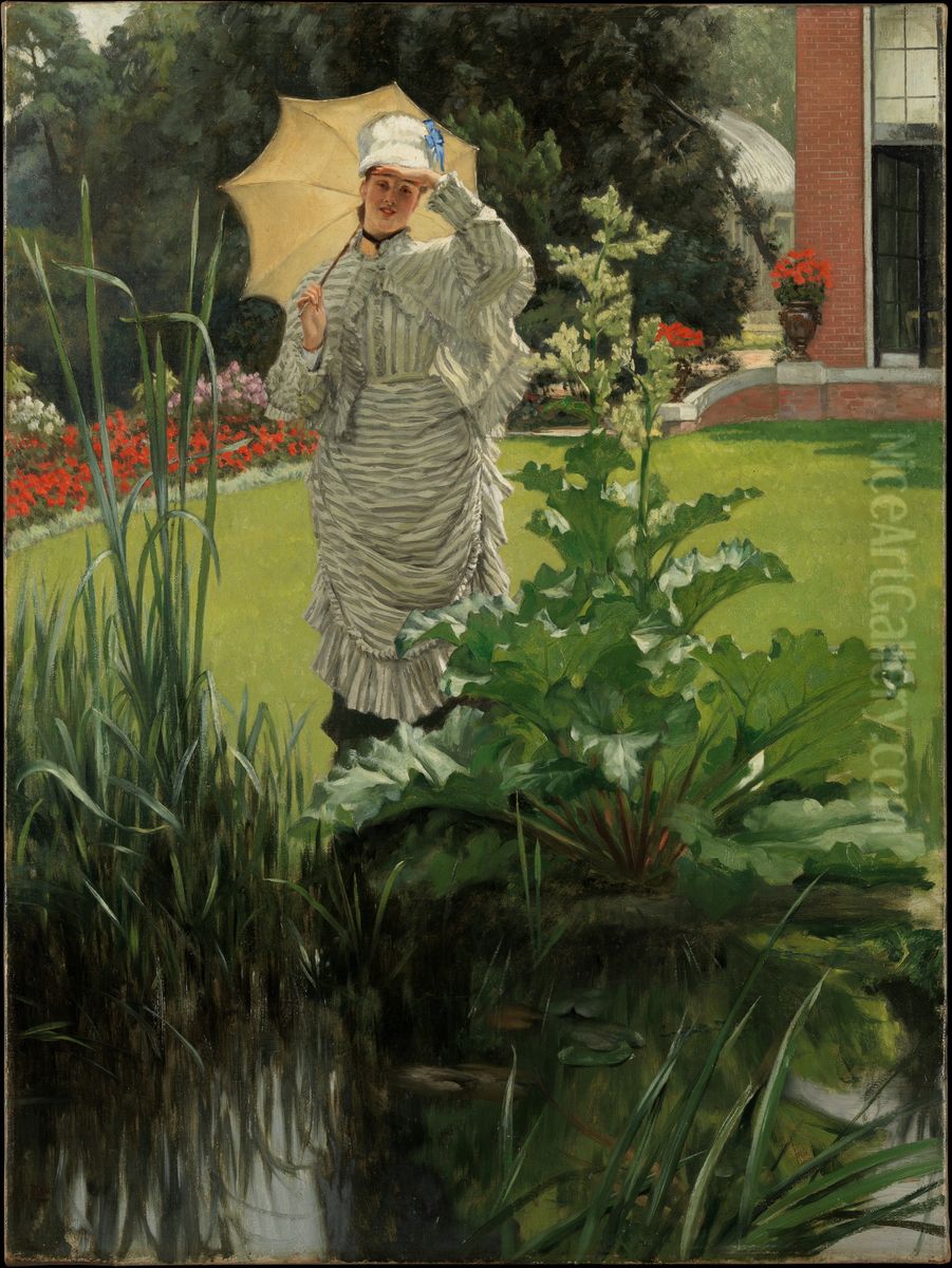 Spring Morning Oil Painting by James Jacques Joseph Tissot