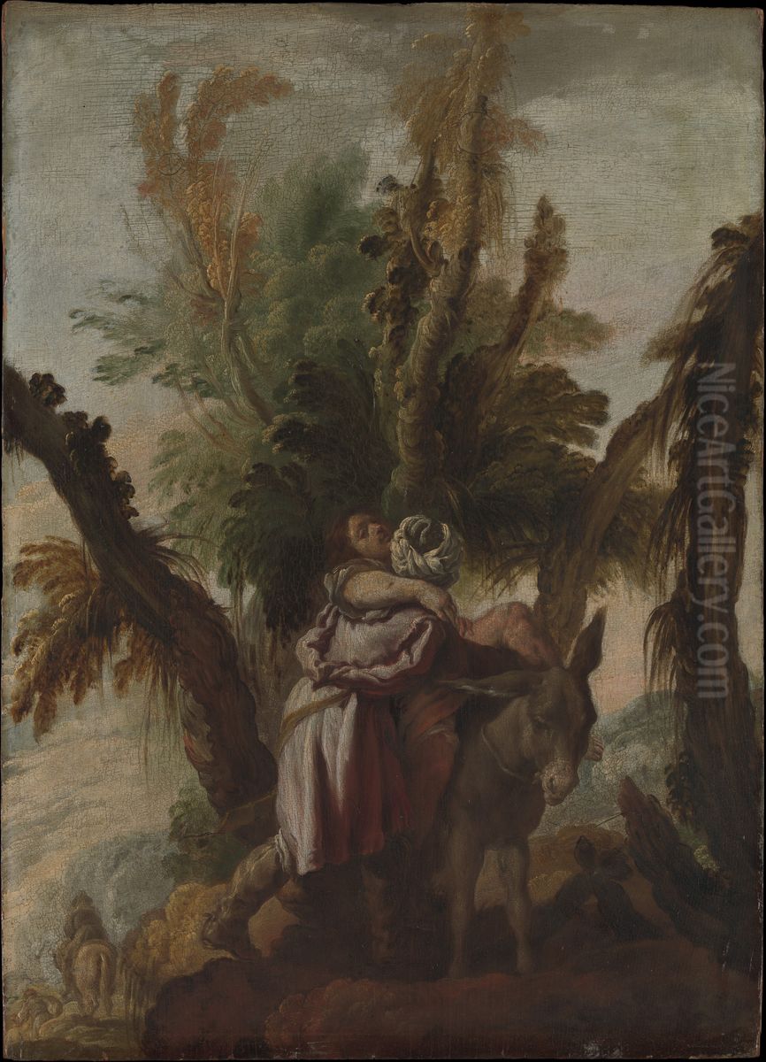 The Good Samaritan Oil Painting by Domenico Fetti