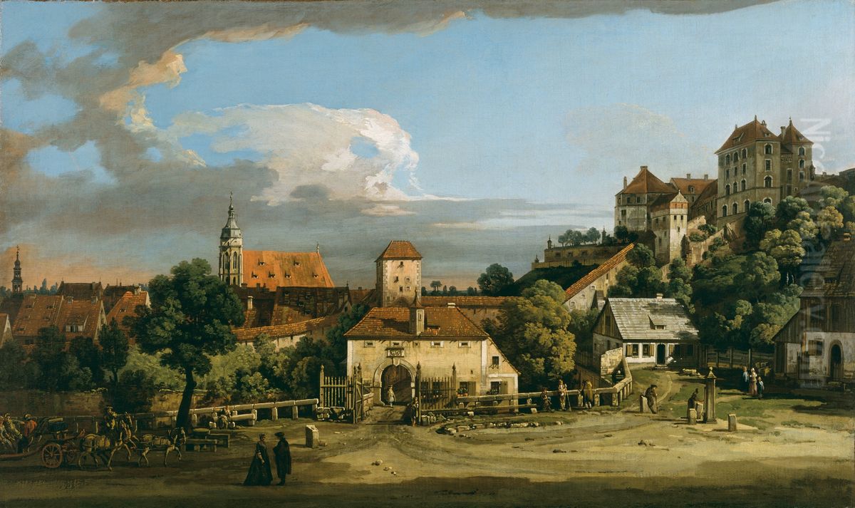The Obertor from the South Oil Painting by Bernardo Bellotto