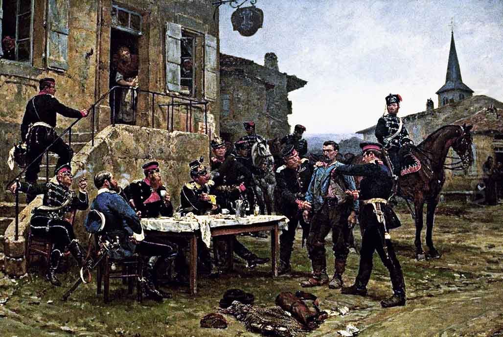 The Spy Oil Painting by Alphonse de Neuville