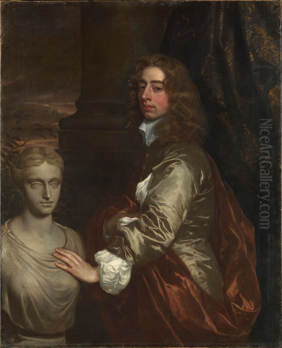 Sir Henry Capel (1638-1696) Oil Painting by Peter Lely