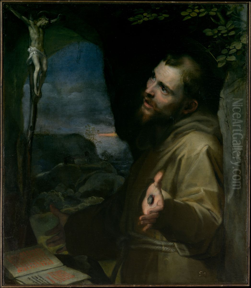 Saint Francis Oil Painting by Federico Barocci