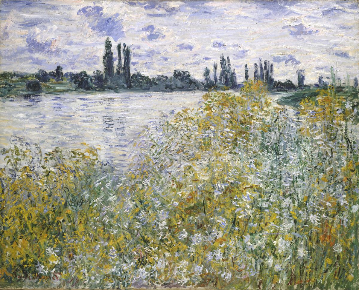 Ile aux Fleurs near Vetheuil Oil Painting by Claude Oscar Monet