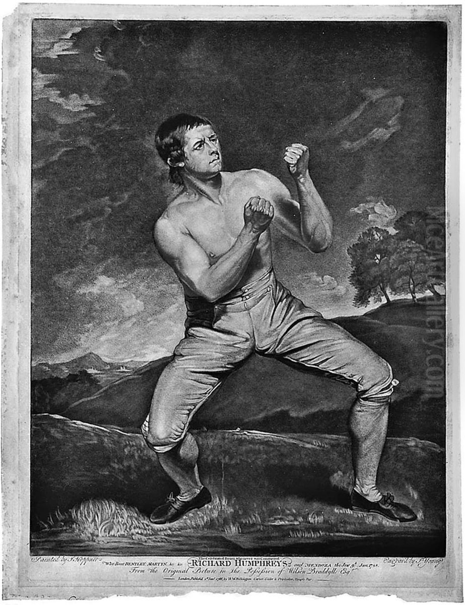 Richard Humphreys, the Boxer Oil Painting by John Hoppner