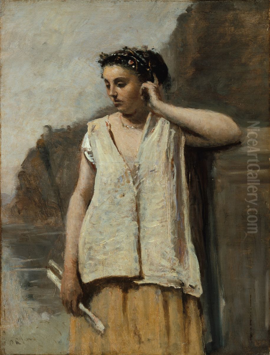 History Oil Painting by Jean-Baptiste Camille Corot