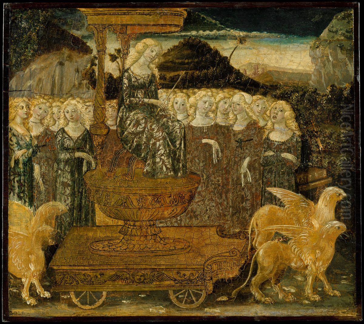 Goddess of Chaste Love Oil Painting by Francesco di Giorgio