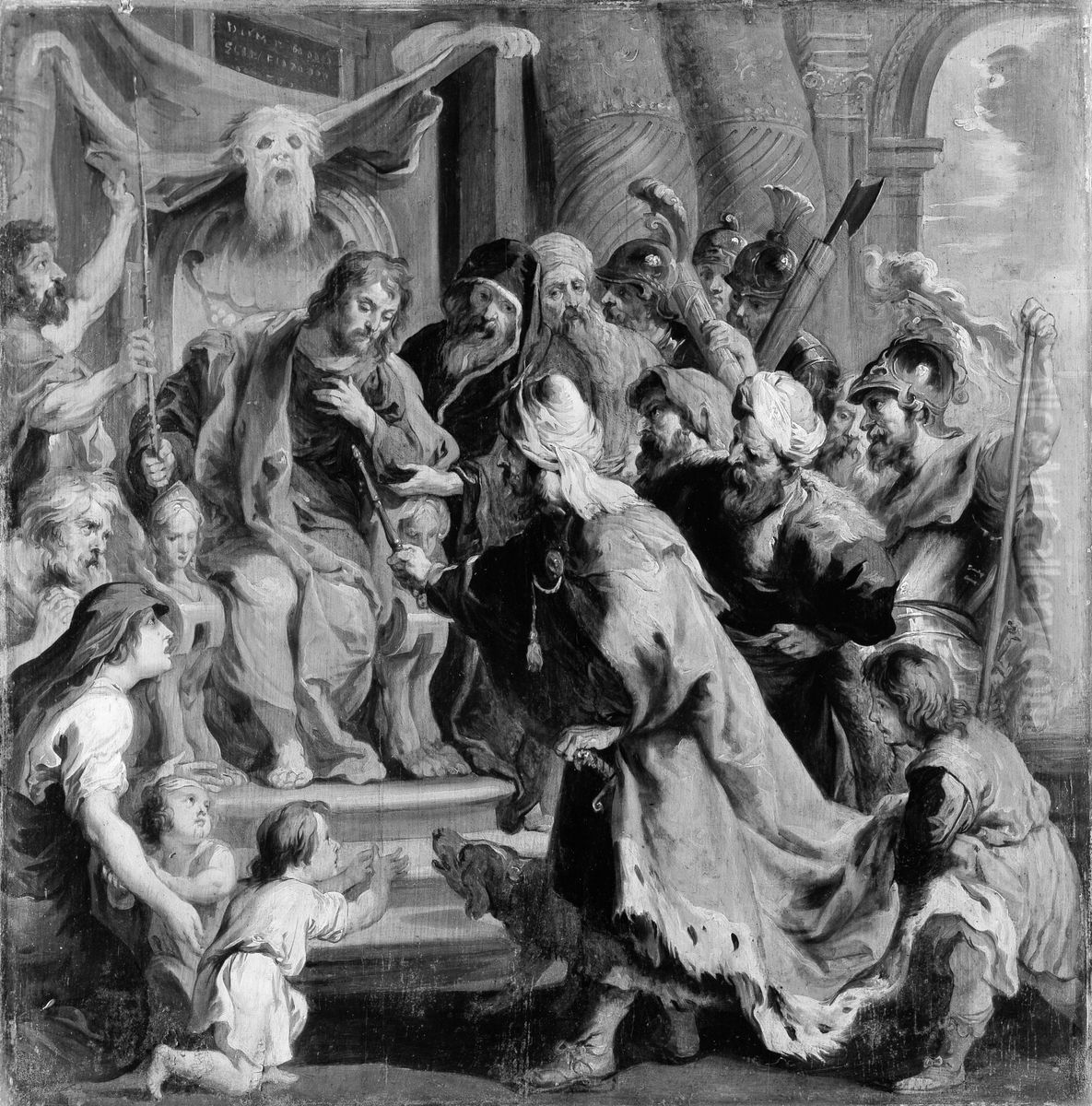 Cambyses Appointing Otanes Judge Oil Painting by (studio of) Rubens, Peter Paul