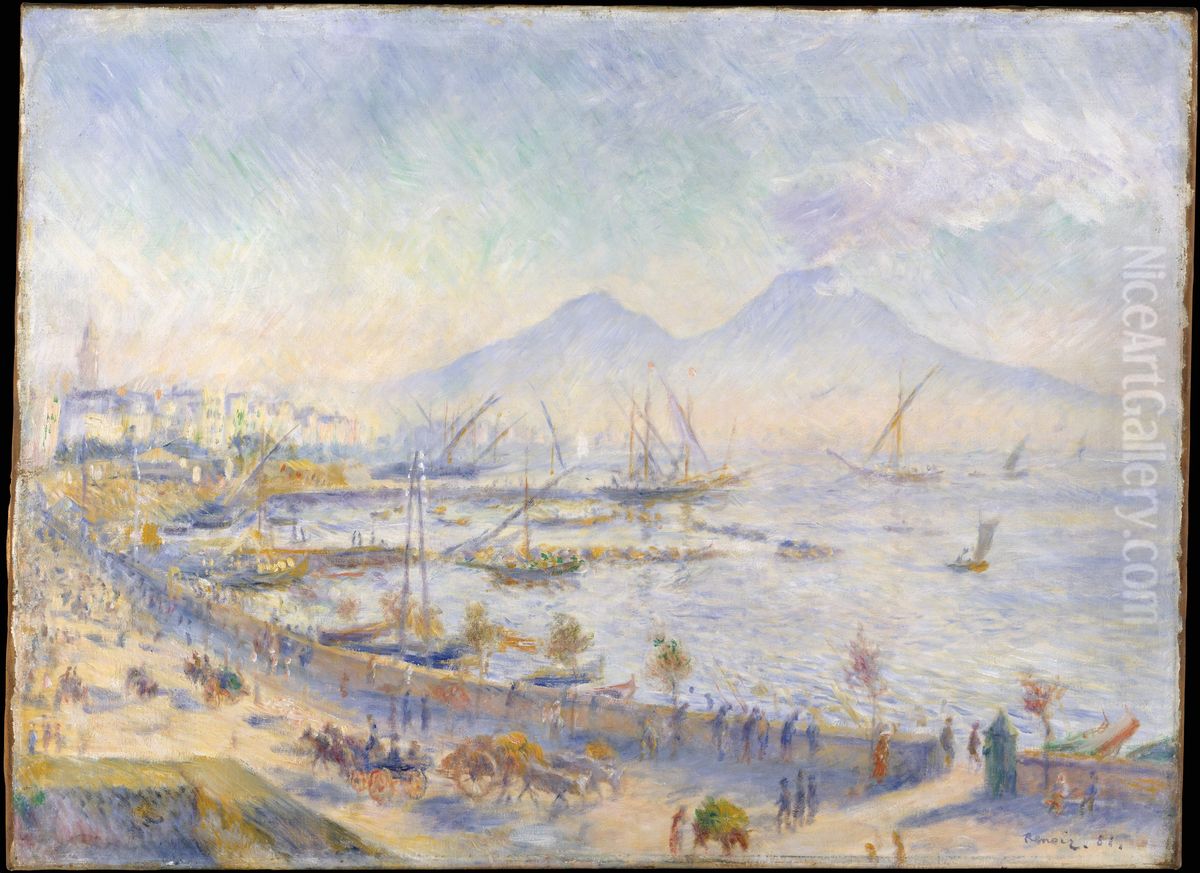 The Bay of Naples Oil Painting by Pierre Auguste Renoir