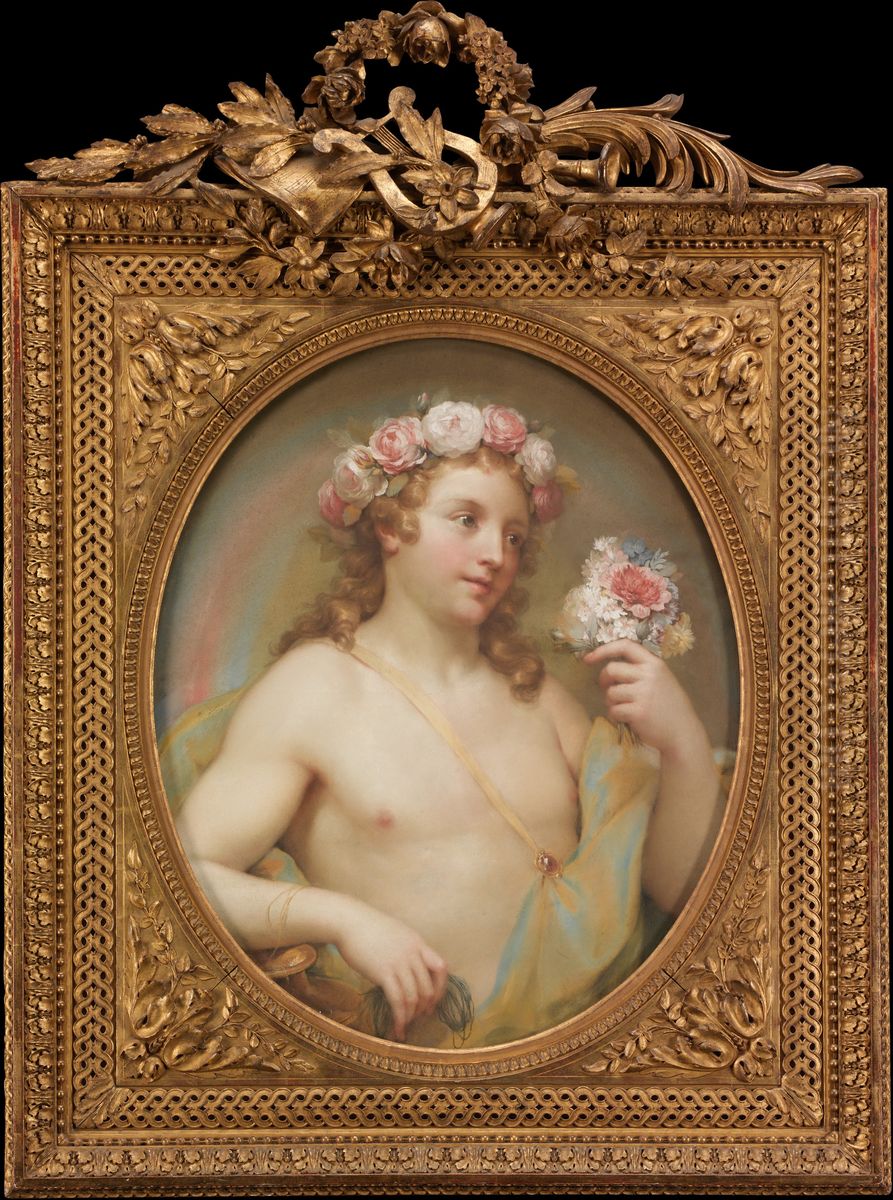 Pleasure Oil Painting by Anton Raphael Mengs