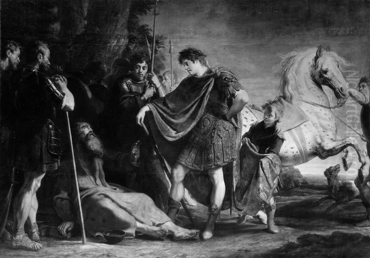 The Meeting of Alexander the Great and Diogenes Oil Painting by Gaspar De Crayer
