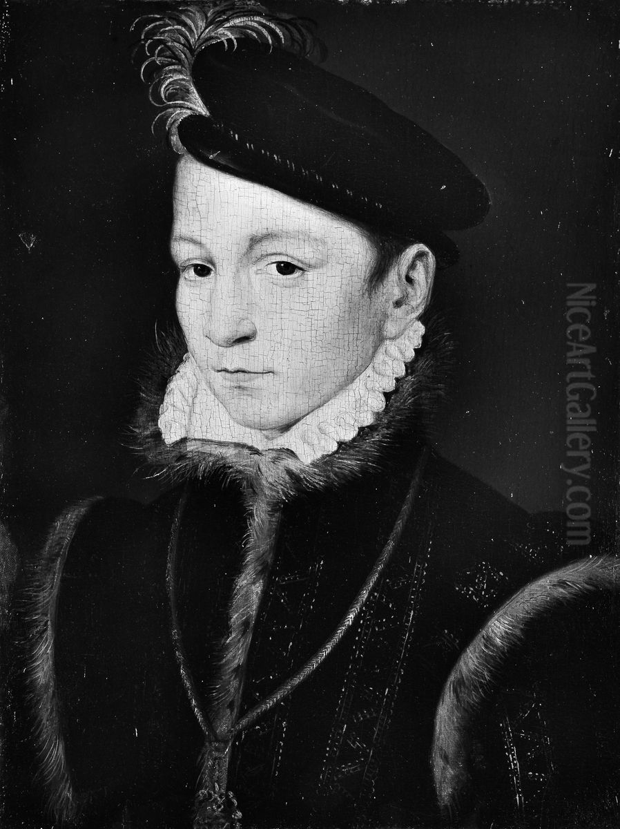 Charles IX (1550-1574), King of France Oil Painting by Francois Clouet