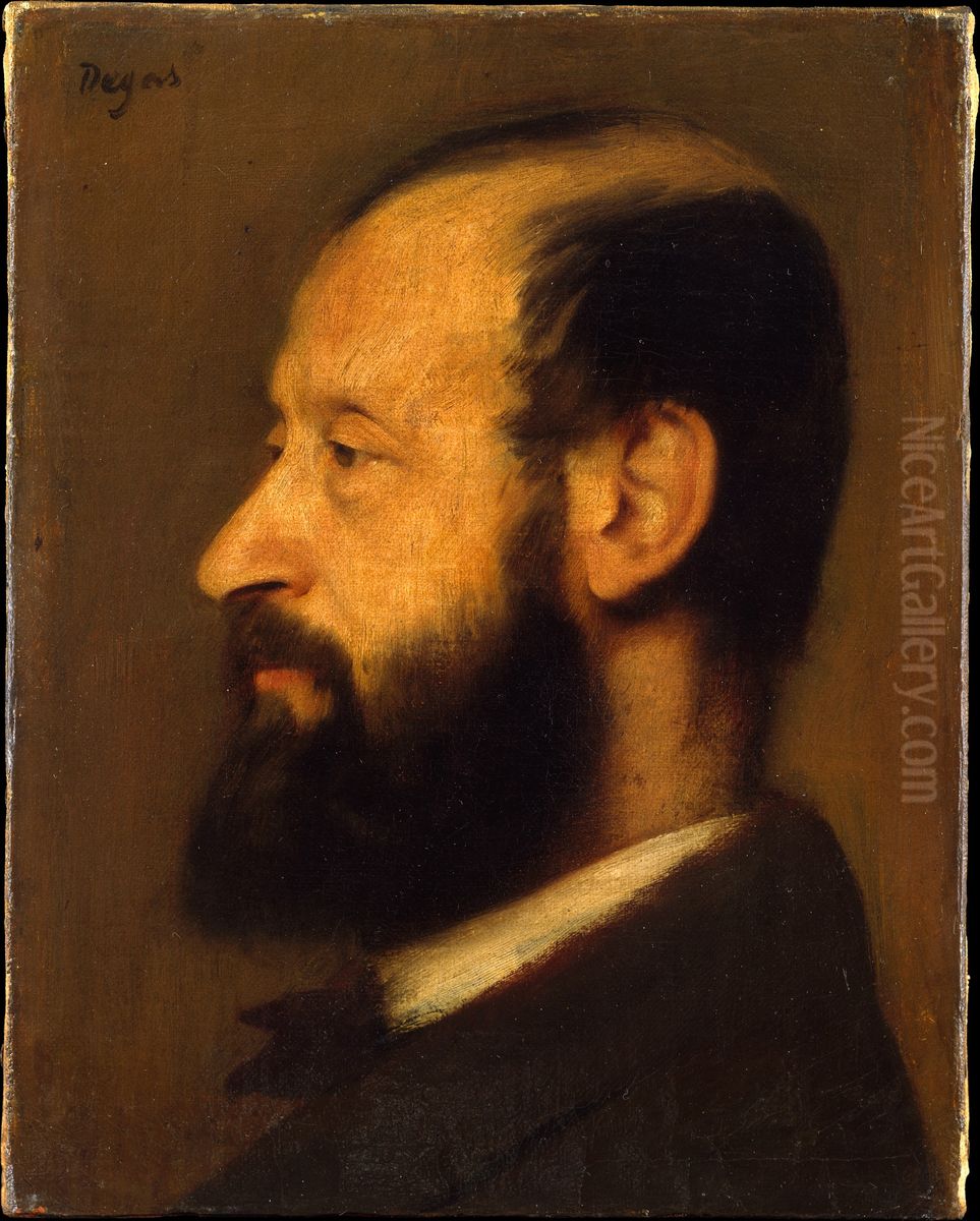 Joseph-Henri Altes (1826-1895) Oil Painting by Edgar Degas