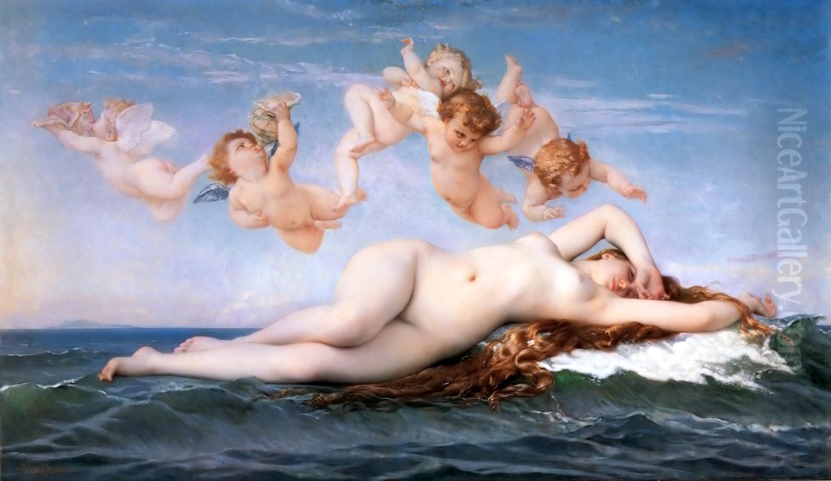 El nacimiento de Venus Oil Painting by Alexandre Cabanel