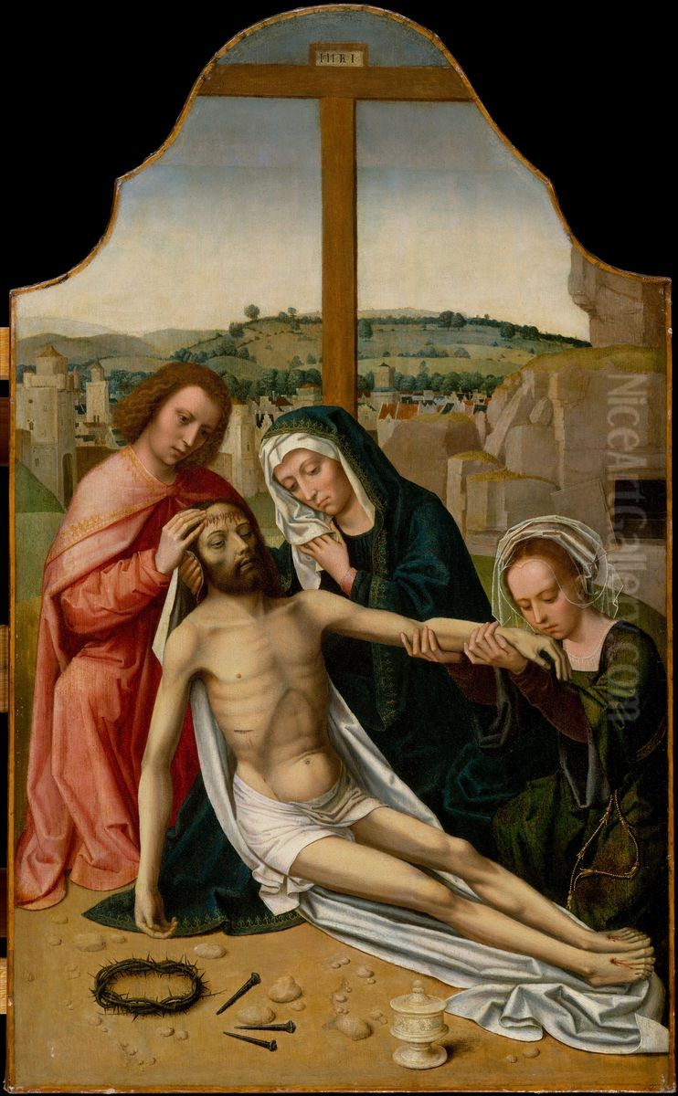 The Lamentation Oil Painting by Ambrosius Benson