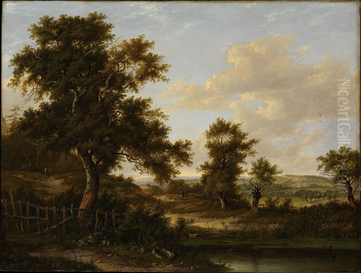 Near Penshurst, Kent Oil Painting by Patrick Nasmyth
