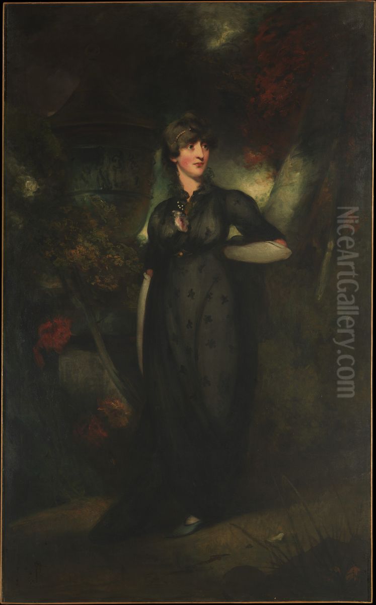 Mrs. Whaley (died 1798, Isle of Man) Oil Painting by George Chinnery