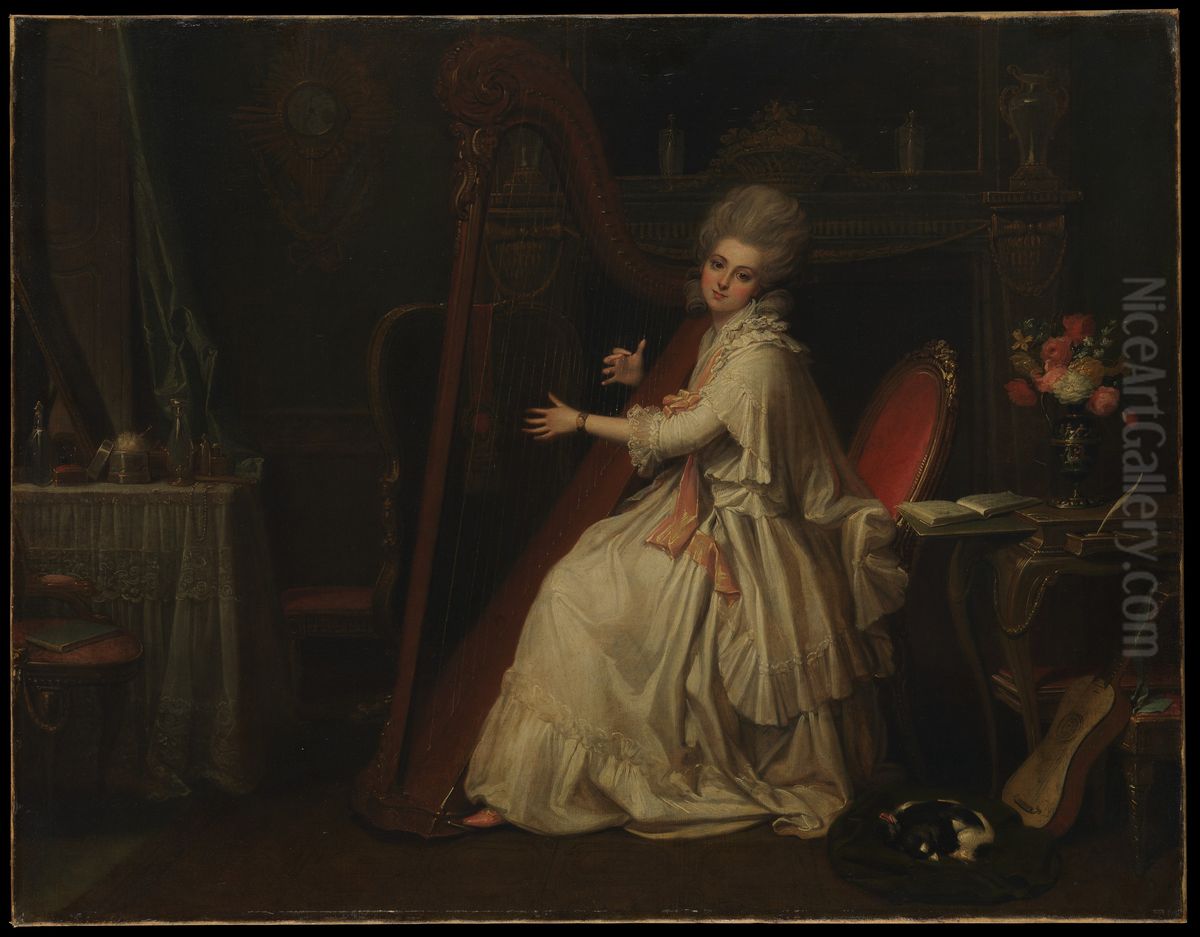 Marianne Dorothy Harland (1759-1785), Later Mrs. William Dalrymple Oil Painting by Richard Cosway