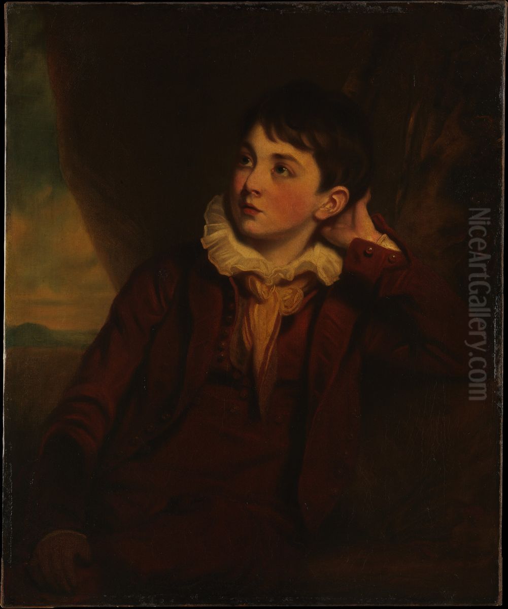 William Archer Shee (1810-1899), the Artist's Son Oil Painting by Martin Archer Shee