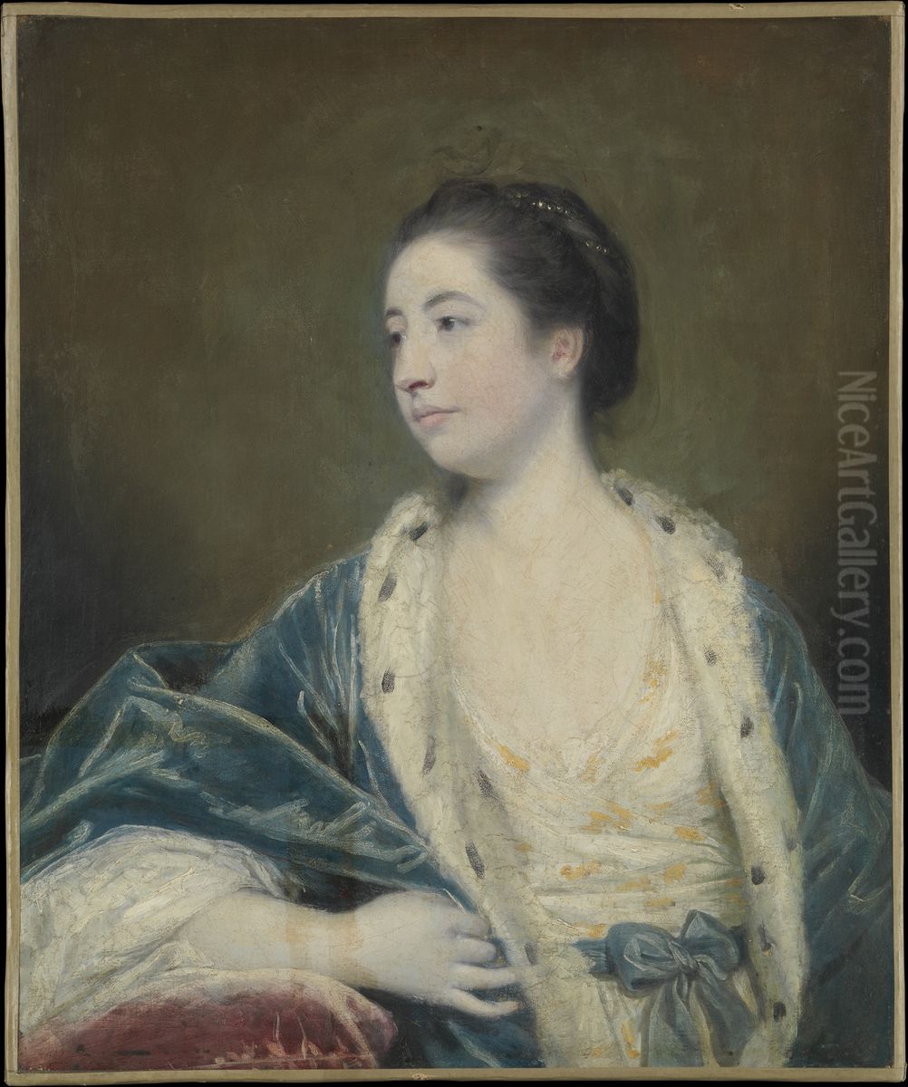 Portrait of a Woman Oil Painting by Of Sir Joshua Reynolds