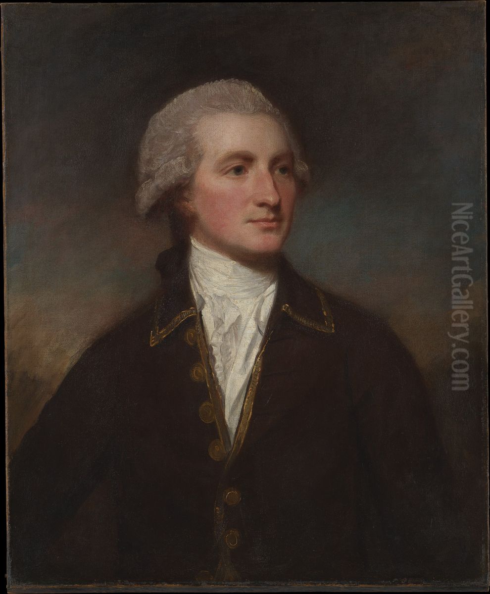 Portrait of a Man Oil Painting by George Romney