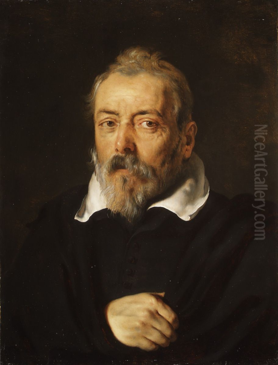 Portrait of Frans Francken the Elder (1542-1616) Oil Painting by (studio of) Rubens, Peter Paul