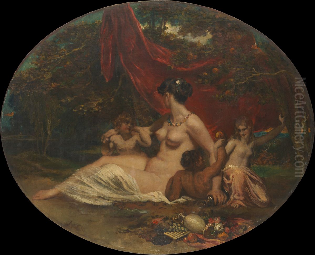 Allegory Oil Painting by William Etty
