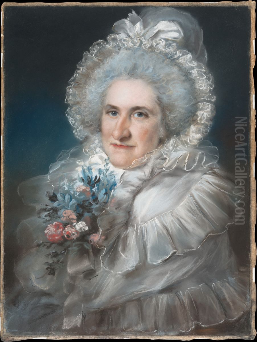 Mrs. William Man Godschall (Sarah Godschall, 1730-1795) Oil Painting by John Russell