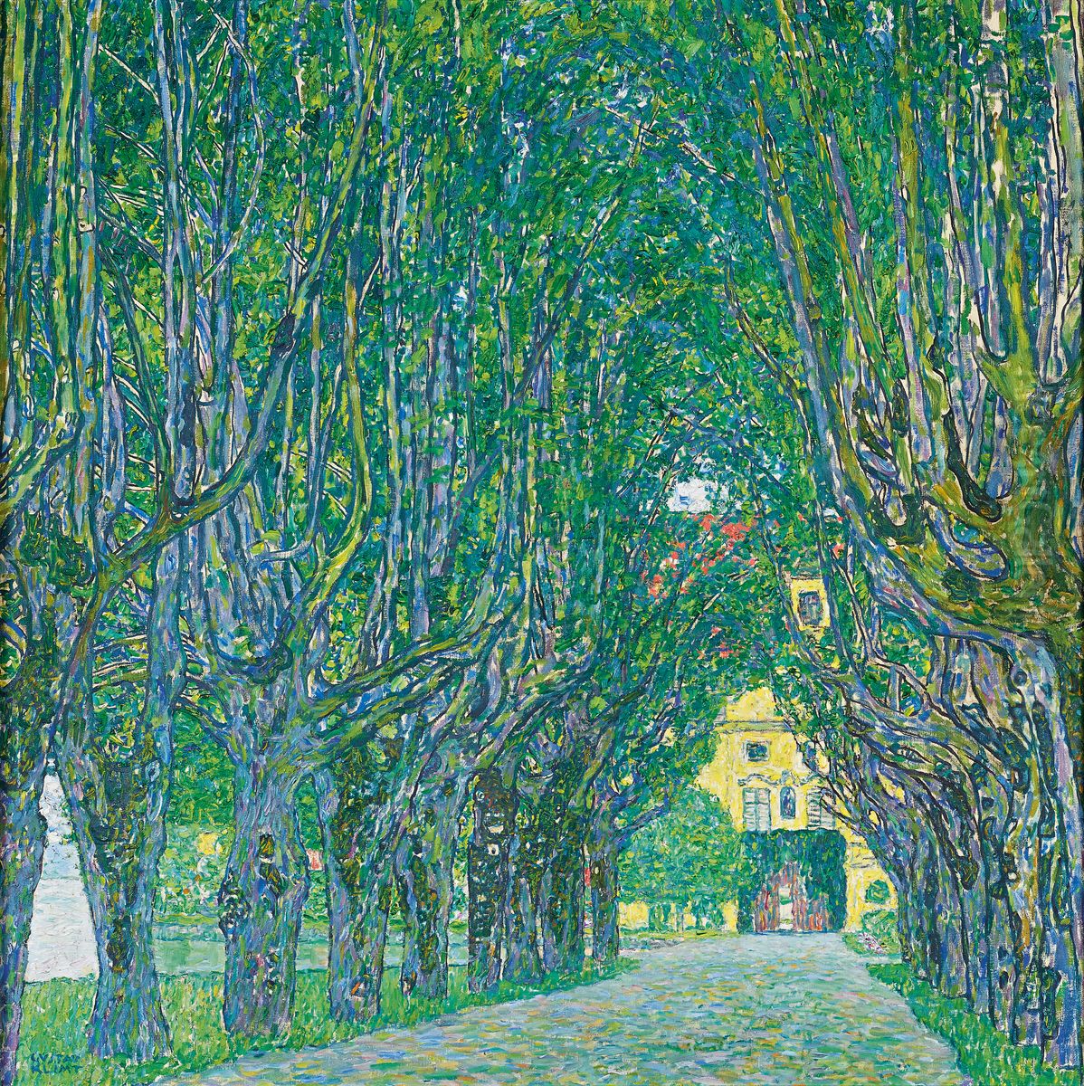 Avenue in the Park of Schloss Kammer Oil Painting by Gustav Klimt