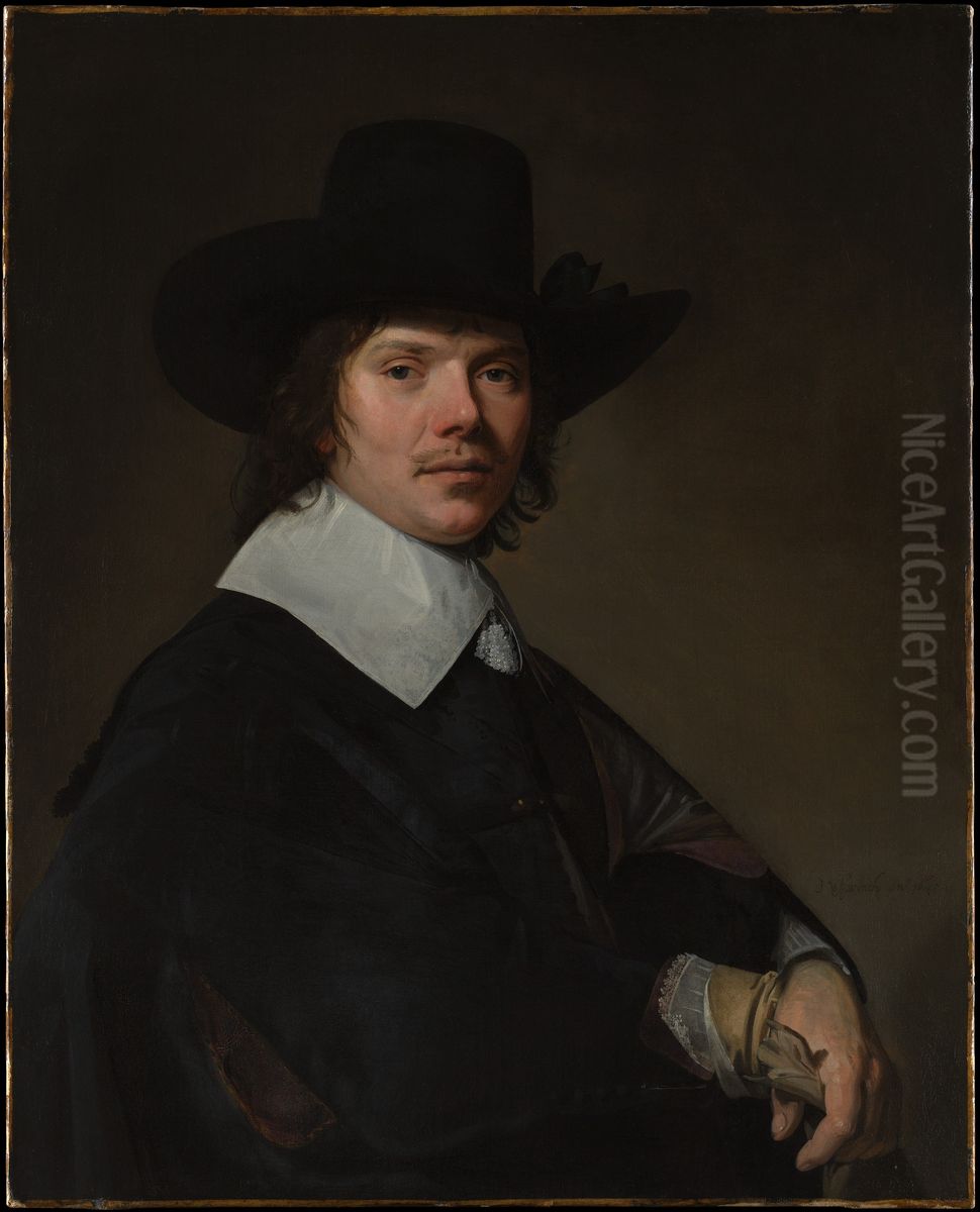 Portrait of a Man Oil Painting by Johannes Cornelisz Verspronck