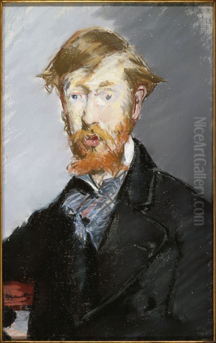 George Moore (1852-1933) Oil Painting by Edouard Manet