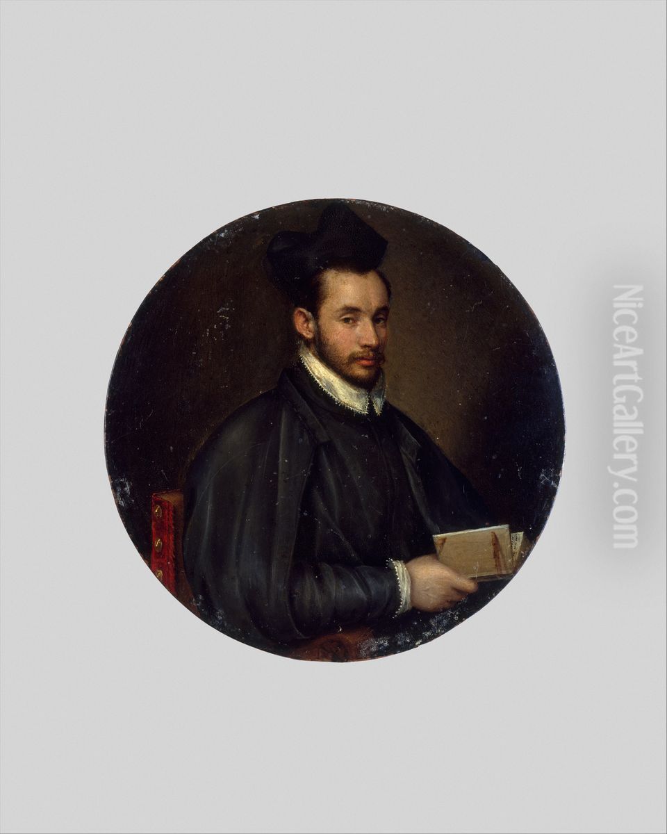 Portrait of a Prelate Oil Painting by Lavinia Fontana