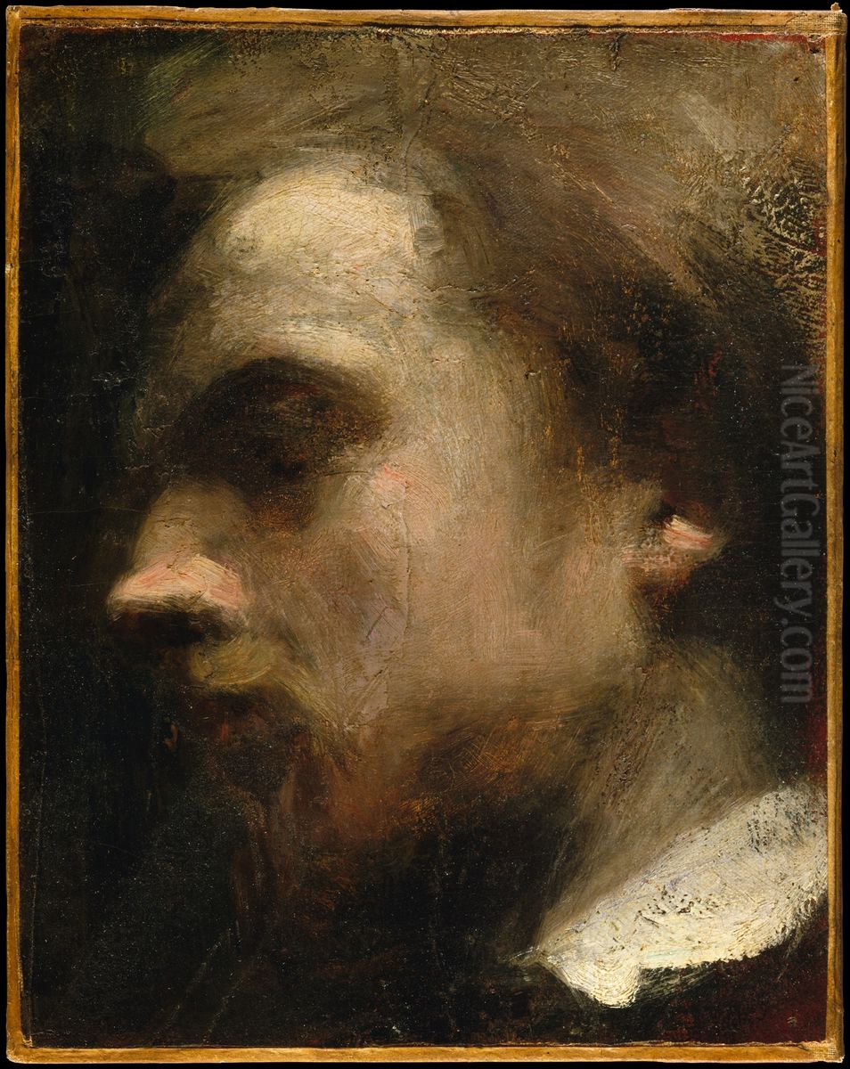 Self-Portrait Oil Painting by Henri Fantin-Latour