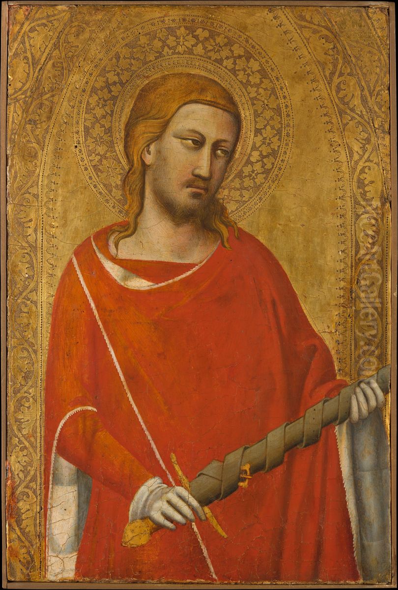 Saint Julian Oil Painting by Taddeo Gaddi