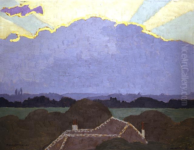 Nuage a Romanel Oil Painting by Felix Vallotton