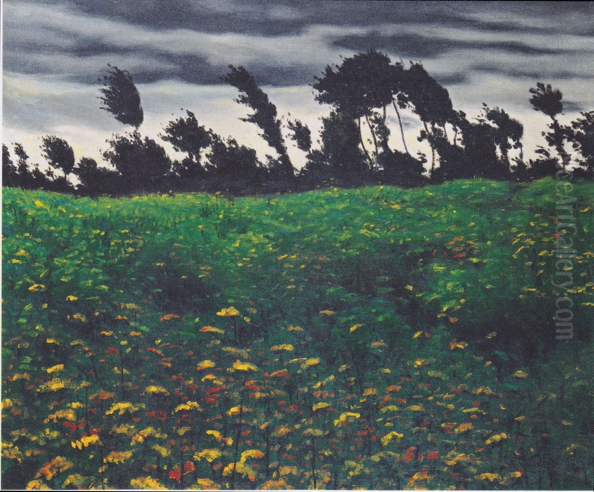 Das bluhende Feld Oil Painting by Felix Vallotton