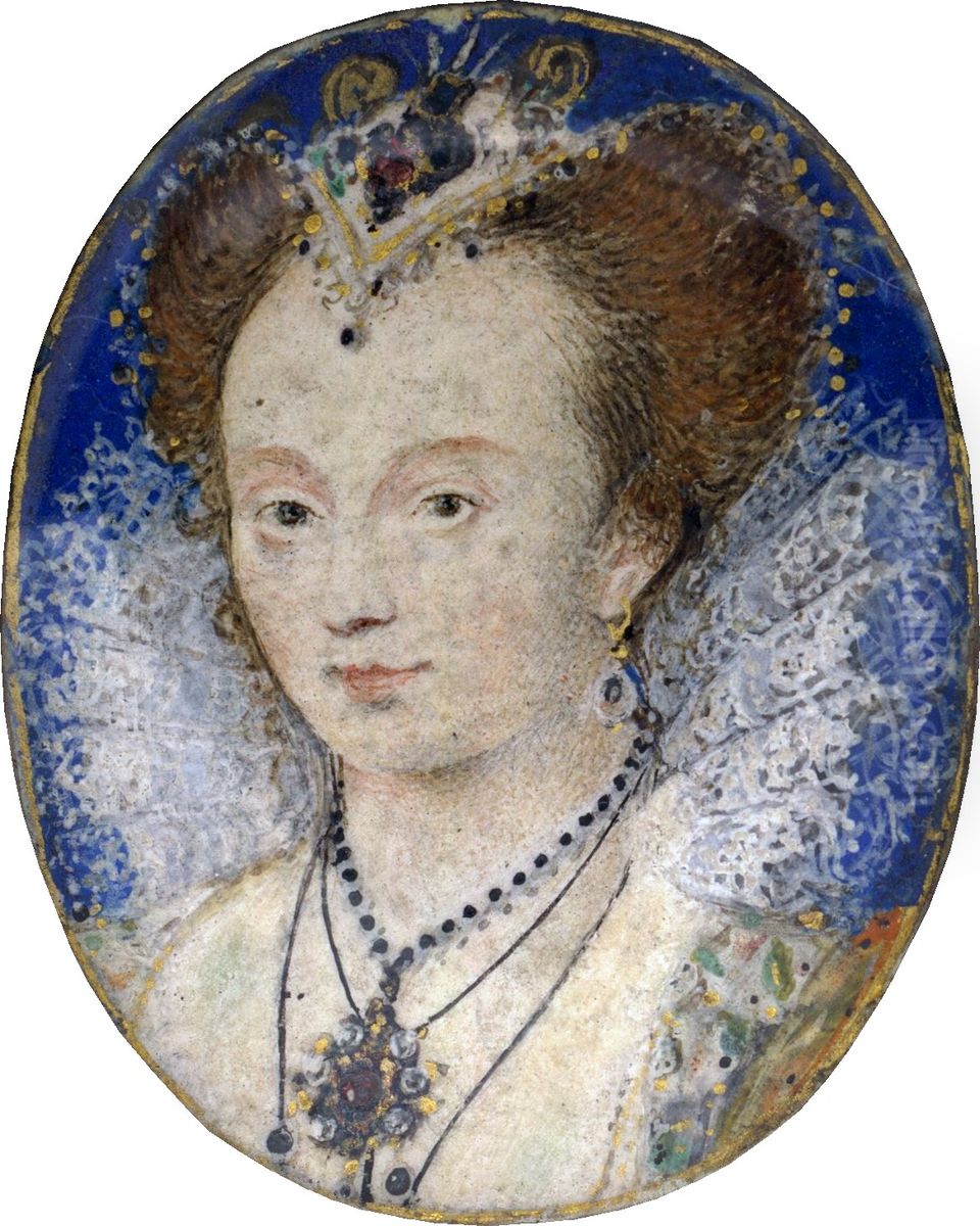 Portrait of a Woman Oil Painting by Nicholas Hilliard