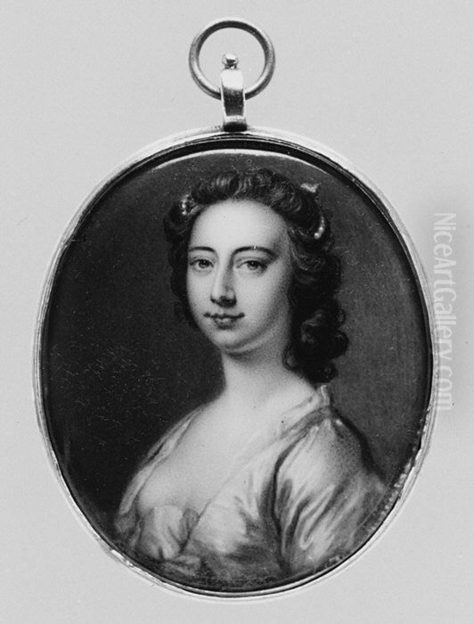 Portrait of a Woman Oil Painting by Christian Friedrich Zincke