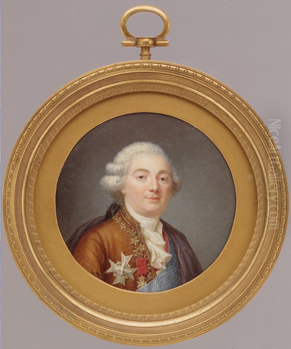Louis XVI (1754-1793), King of France Oil Painting by Jean-Laurent Mosnier