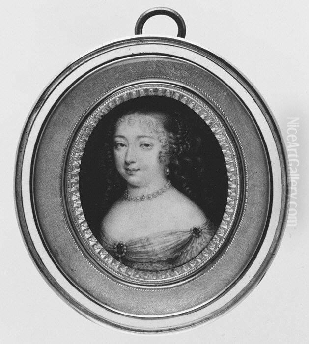 Portrait of a Woman Oil Painting by Jean Petitot