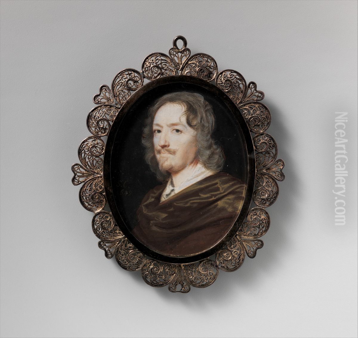 Henry Carey (1596-1661), Second Earl of Monmouth Oil Painting by Samuel Cooper